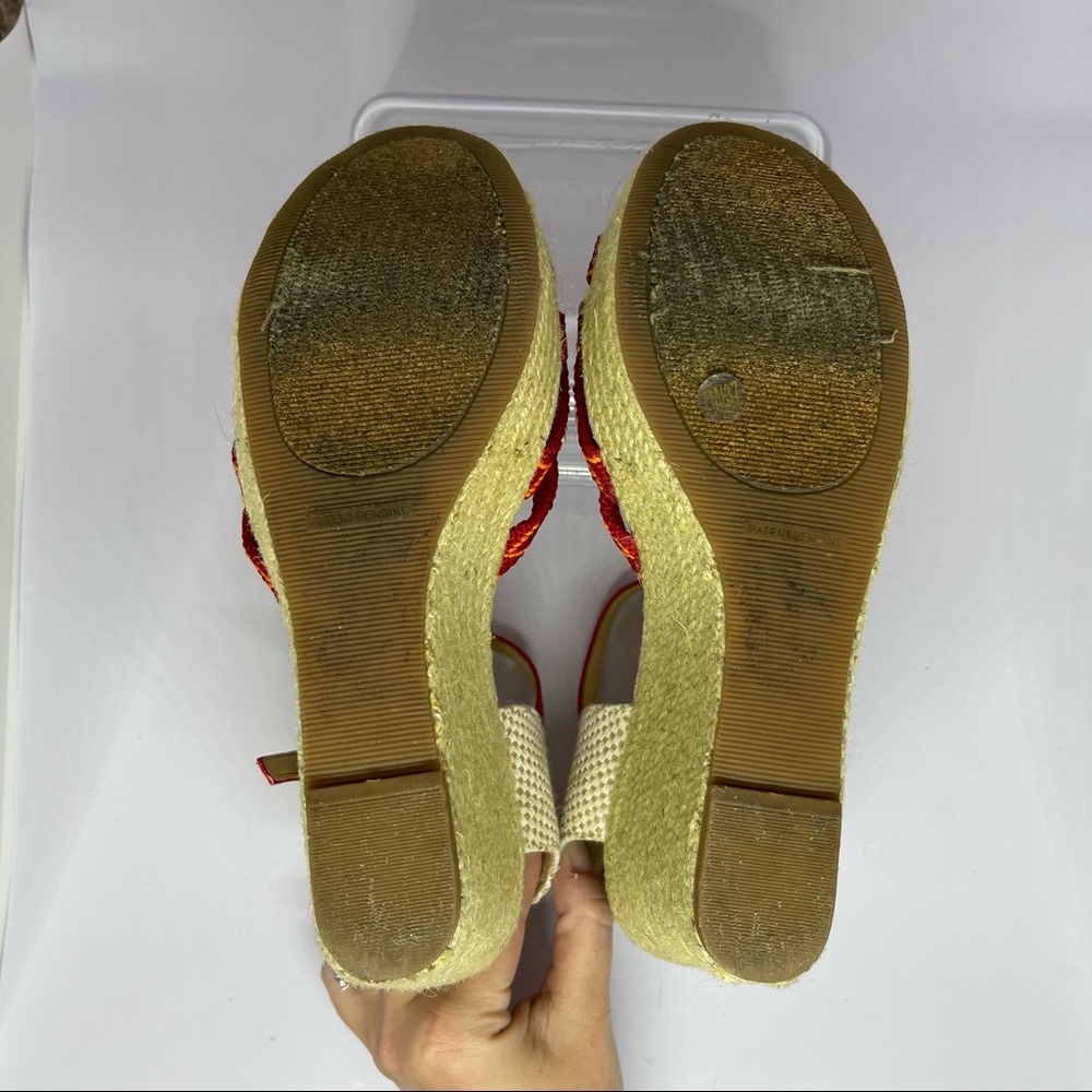 Lucky Brand Woven Strap Platform Espadrille Wedges - Picture 10 of 11